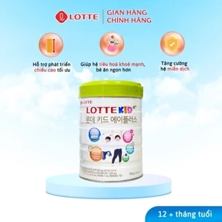 Lotte Kid A+ Hàn Quốc - Sữa Bột Giúp Phát Triển Toàn Diện