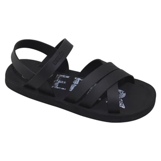 Sandal quai ngang nam Bita's ZEPER.02 (Đen + Nâu)