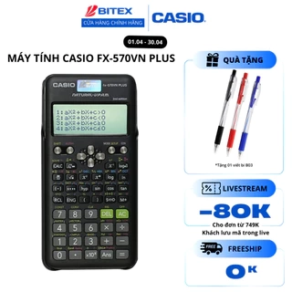 Máy tính Casio FX-570VN Plus New (2nd Edition) dành cho học sinh cấp 2 và cấp 3 chuyên dụng phòng thi và thi đại học