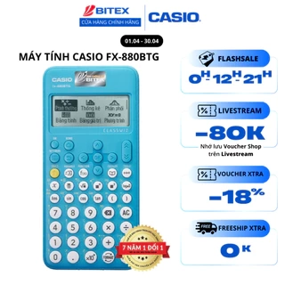 Máy tính học sinh Casio FX-580VN X Cấp 2 3 Chính hãng Bảo hành 7 năm 1 đổi 1 toàn quốc