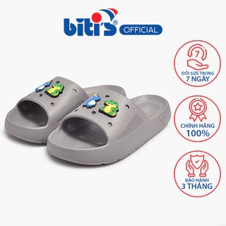 Dép Eva Phun Bé Trai Biti's BEB001800XAM ( Xám)