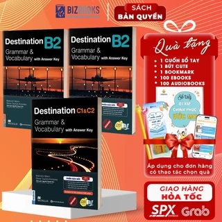 Sách Trọn Bộ Giáo Trình Destination Grammar & Vocabulary B1, B2, C1&C2 Có Đáp Án Đi Kèm
