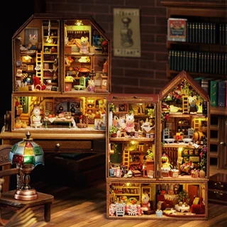 Mô hình nhà gỗ, nhà búp bê DIY Thị trấn Mini CUTEROOM