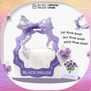 Set quà tặng người yêu kèm hộp, hoa và thiệp, không kèm son Black Rouge