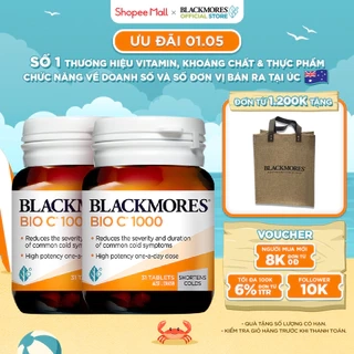 Combo 2 Viên Uống Bổ Sung Vitamin C Blackmores Bio C 1000mg 31 Viên/Lọ