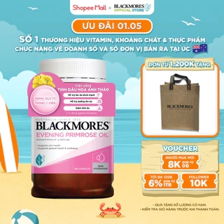Tinh Dầu Hoa Anh Thảo Hỗ Trợ Cân Bằng Nội Tiết Tố Blackmores Evening Primrose Oil Lọ 190 Viên