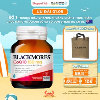 Viên Uống Bổ Tim Hỗ Trợ Sức Khỏe Blackmores CoQ10 150mg Lọ 30 Viên