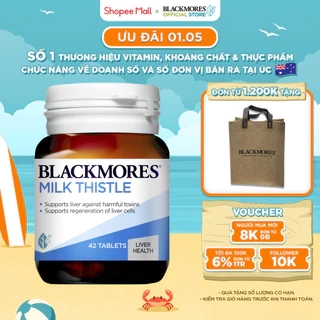 Viên Uống Hỗ Trợ Bảo Vệ Và Phục Hồi Tế Bào Gan Blackmores Milk Thistle Lọ 42 Viên