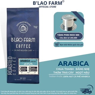 Cà phê ARABICA CẦU ĐẤT B'Lao Farm rang mộc nguyên chất hậu vị ngọt thơm quyến rũ phù hợp pha cold brew pha phin pha máy