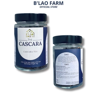 Trà Cascara Nguyên Chất B'LAO FARM Trà Từ Vỏ Quả Cà Phê Arabica Chín Giàu Chất Chống Oxy Hoá, Tăng Sự Tập Trung