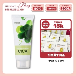 Sữa rửa mặt Rau Má Tạo Bọt Mềm Mịn Làm Sạch Sâu, Dưỡng ẩm, Ngừa Mụn Tenzero Balancing Foam Cleanser Cica 100ml