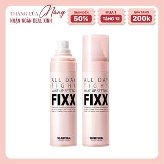 Xịt Nền Trang Điểm So Natural All Day Tight Make Up Setting Fixx 75ml