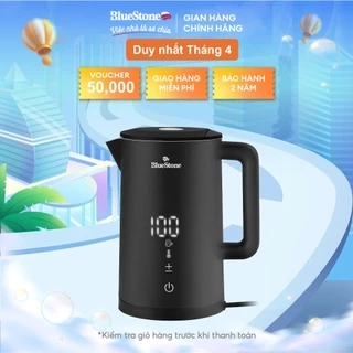 Ấm Đun Nước 2 Lớp Cảm Ứng BlueStone KTB-3466 - 1,5 Lít - 2200W - Bộ điều khiển  Strix