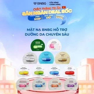 Combo 10 Mặt Nạ Dưỡng Trắng, Phục Hồi Da BNBG Mask 30ml x 10