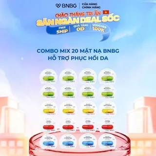 Combo 20 Mặt Nạ BNBG Mix Hỗ Trợ Phục Hồi Da BNBG Vita Genic Jelly Mask 30mlx20