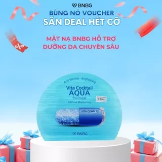 Mặt nạ cấp ẩm chuyên sâu BNBG Vita Cocktail Aqua Foil Mask Intensive Moisturizing 30ml (Miếng lẻ)