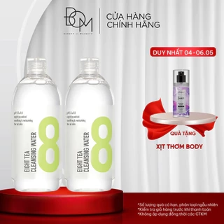 Combo 2 Chai Nước Tẩy Trang Làm Sạch Da Không Chứa Cồn BOM Eight Tea 500ml x 2