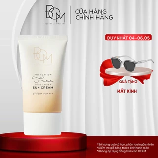 Kem chống nắng che khuyết điểm BOM Foundation Free Tone Cover Sun Cream - 50G