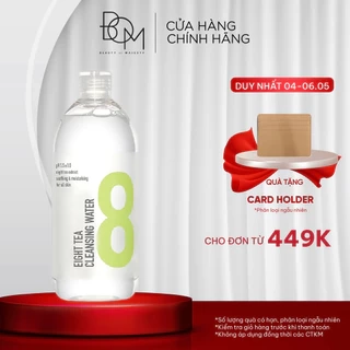 Nước Tẩy Trang Làm Sạch Da/Dưỡng Ẩm Không Chứa Cồn BOM Eight Tea 500ml
