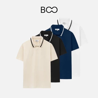 Áo Polo BOO Unisex Dáng Regular Thêu Logo Essential Ngắn Tay Có Cổ Chất Liệu thoáng mát