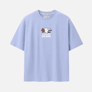 Áo Thun BOO Unisex Overfit In Hình Gấu We Bare Bears Hoạt hình ngộ nghĩnh