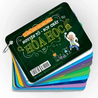 Sách - FlashCard Học Nguyên Tố Hợp Chất Hóa Học - Thẻ học hóa thông minh