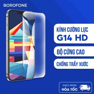 Kính cường lực iphone Hoco G14 dành cho X 11 12 13 14 15 16, độ cứng cao, siêu mượt.