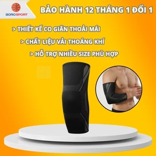 Bắng Quấn Bảo Vệ Khủy Tay Chính Hãng Bảo Vệ Khủy Tay Tập Gym Thoáng Khí Đàn Hồi Cao Cleacco HS083 Boro Sport