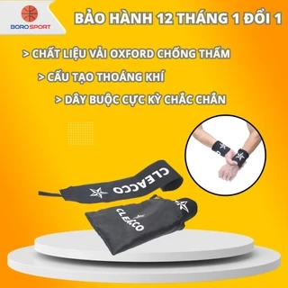 Băng Quấn Cổ Tay Chính Hãng Bộ Băng Quấn Thể Thao Chất Liệu Vải Polyester Dây Buộc Chắc Chắn Cleacco BQCTC Boro Sport