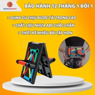 Bảng Tập Hít Đất Bảo Hành 12 Tháng Dụng Cụ Chống Đẩy Chất Liệu Nhựa ABS Cứng Cáp Cleacco DCCDT Boro Sport