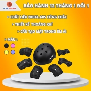 Bảo Hộ Tay Chân Cho Bé Bảo Hành 12 Tháng Bộ Bảo Hộ Cho Trẻ Từ 3 Đến 8 Tuổi Gồm 4 Món Cleacco BHTCCB4M Boro Sport