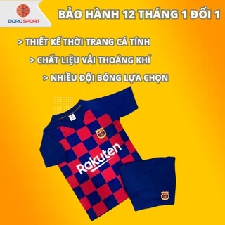 Bộ quần áo Bóng đá trẻ em Cleacco Vải co giãn tốt, thoáng mát - BORO SPORT