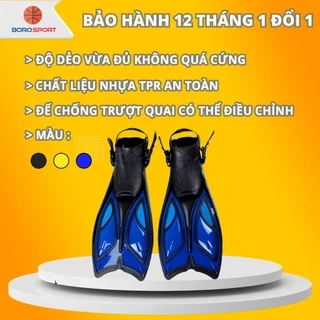 Chân Vịt Bơi Lặn Biển Bảo Hành 12 Tháng Chân Vịt Lặn Người Lớn Chất Liệu TPR Có Thể Điều Chỉnh Dây Cleacco CV Boro Sport
