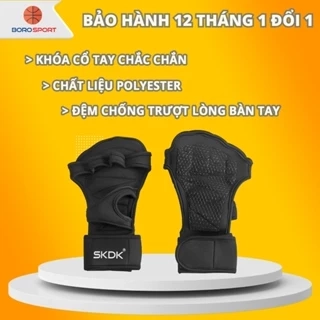 Găng Tay Tập Gym Chính Hãng Cleacco – Boro Sport | Mẫu Mới 2025 | Chống Trượt – Quấn Cổ Tay – Thoáng Khí – Êm Tay