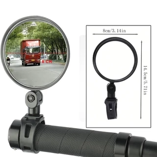 Gương Kính Chiếu Hậu Phẳng Tháo Rời Dành Cho Xe Đạp Đường Kính 8 Cm Cleacco Boro Sport