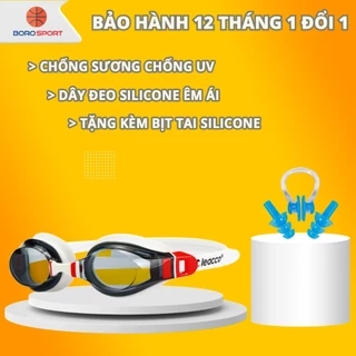 Kính Bơi KIếng Bơi Chính Hãng Chống Sương Chống UV Đệm Mắt Cao Su Dây Đeo Êm Ái Cleacco SG1670 Boro Sport