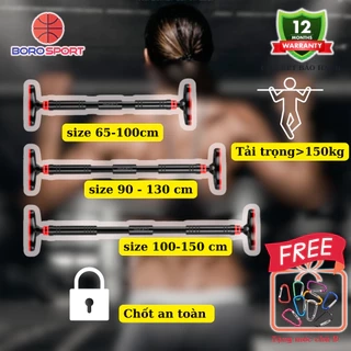 Xà Đơn Treo Tường Bảo Hành 12 Tháng Thanh Xà Gắn Tường Tay Câm Bọc Đệm Chống Trượt Khóa An Toàn Cleacco XDTT Boro Sport