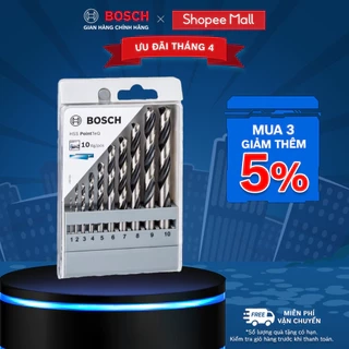 Bộ mũi khoan Bosch HSS PointTeQ chống ăn mòn