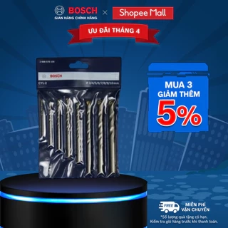 Bộ mũi khoan tường Bosch Concrete 3/4/5/6/7/8/9/10