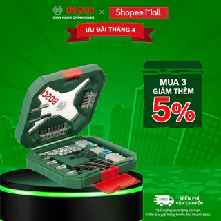 Bộ mũi khoan và vặn vít Bosch X-Line 34 món 2607010608