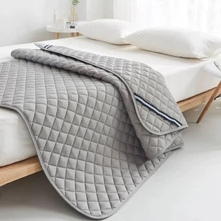 Tấm Trải Đệm Topper Nệm Trải Giường Trải Sàn Siêu Mỏng Cho Cả 4 Mùa Bo Décor Đa Năng