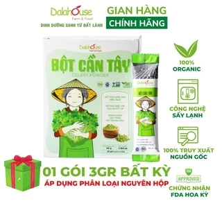 Bột cần tây nguyên chất Dalahouse hỗ trợ giảm cân, cao huyết áp hiệu quả hộp 120gr