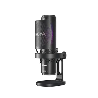 Micro Thu Âm Để Bàn Boya K9 | Hi-Fi Quality Sound | Đèn RGB 3 Mode | 3 Mode Định Hướng