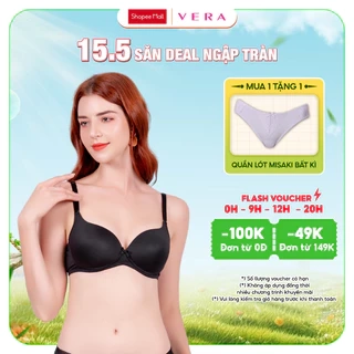 Áo ngực Misaki trơn không gọng, mút mỏng - 0228