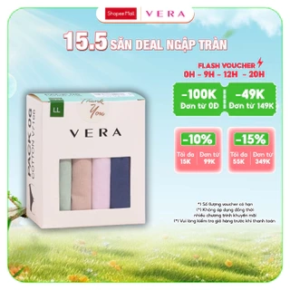 Combo 06 quần lót nữ cotton VERA 7166 [Giao màu ngẫu nhiên]