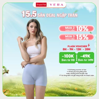 Quần boyshort nữ Misaki polyamide trơn - M1071