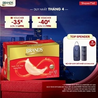 Nước yến thật BRAND'S Đường Phèn (42 ml x 6 lọ)