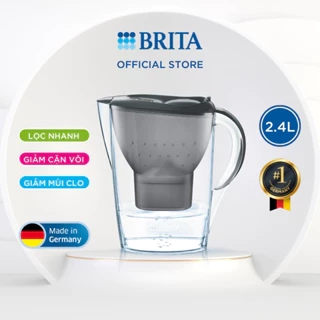 Bình lọc nước BRITA Marella Cool White - 2,4L (có sẵn 1 lõi lọc Maxtra Plus)