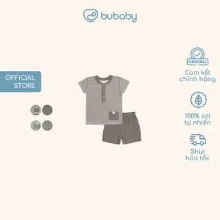 Bộ ngắn tay cổ trụ Siro BSR130304 | Quần áo chính hãng BU Baby