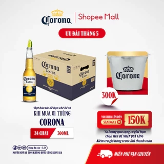 Bia Corona Extra nhập khẩu thùng 24 chai (300ml/chai)